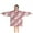 Pink Butterfly Red, variant on Butterfly Text Leaf Pattern Blanket Hoodies for Kids 6-13YR Oversize Wearable Blanket Hoodies for Boys Girls Teens