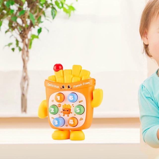 Juguetes Sensoriales para Niños, Juguetes Educativos, Juegos Portátiles de Actividades Geniales, Juegos Móviles, Desarrollo Temprano para Niños, Regal Chips de naranja
