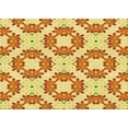 thumbnail image 1 of Ahgly Company Machine Washable Indoor Rectangle Transitional Orange Red Orange Area Rugs, 5' x 7', 1 of 7