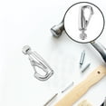 thumbnail image 4 of KAKOWELY 2PCS Adjustable Picture Hanging Kit Invisible Picture Rail Hooks Gallery Display Heavy Duty Picture Hangers Wall Hanging Wire Hooks for Artwork,1.97X"X0.79"X0.79", 4 of 5