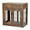 Rustic Brown, variant on Emorefun Wooden Dog Crate Furniture, 40" Heavy Duty Dog Kennel with Cushion & Drawers for Indoor, Gray