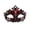 B001- Black, variant on Masquerade Mask for Men Half Mask Halloween with Crown, Black Eye Mask for Masquerade Party, Mask for Couples