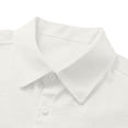 thumbnail image 6 of COSFO Summer Men Button Down Shirt White Short Sleeve Beach Shirts Collared with Pocket Casual Regular Fit Tops, 6 of 8