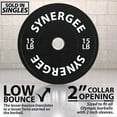 thumbnail image 2 of Synergee Bumper Plates Strength Conditioning Workouts Weightlifting 15lbs Single, 2 of 7