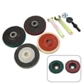 thumbnail image 4 of Stainless Steel Polishing Kit for Angle Grinder Flap Disc Buffing Accessories, 4 of 6