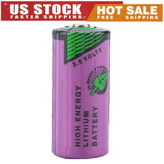 1pcsTL-5955 2/3AA 1650mAh 3.6V Lithium PLC Battery Replacement for Tadiran TL-2155 TL-4955 TL-5155 TL-5955 SL-361 ER14335