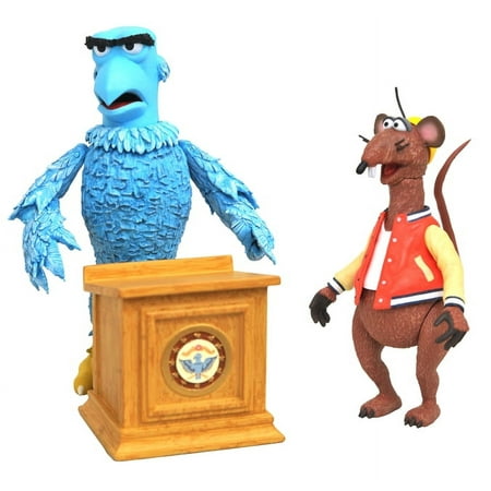 UPC: 0699788814833 | Muppets Sam the Eagle and Rizzo the Rat Deluxe Figure Set (Other)