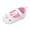 White, variant on WUANDIXFA Baby Girls Mary Jane Flats with Bowknot Flowers Princess Wedding Dress Ballet Shoes Non-Slip Toddler First Walkers Crib Shoes (Pink, 4)