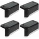 thumbnail image 1 of 8pcs Led Solar Motorized Fence Lights Wall Step Path Decking Outdoor Garden Durable Lamp Black, 1 of 5