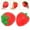 Red, variant on Giant Slow-Rise Strawberry - Realistic Fruit Simulation Toy for Stress Relief, Kids Play & Novelty Gifts