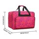 thumbnail image 3 of Portable Sewing Machine Carrying Case Travel Storage Bag With Spacious Front Pocket for Household Storage Solution Rose red, 3 of 4