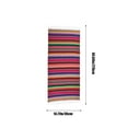 thumbnail image 2 of chaungfeng Multifunctional Woven Blanket Conditioning Blanket, Mexican Tablecloth for Wedding Party Decorations, Square Fringe Cotton Serape Blanket Bright Colors Table Cover Picnic Mat, 2 of 5