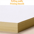 thumbnail image 1 of 150 Sheets A4 White Self Adhesive Waterproof Sticker Label Glossy Surface Paper for Inkjet Printer Copier, 1 of 5
