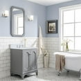 thumbnail image 3 of Water Creation Queen 24"W Wood Single Bathroom Vanity in Cashmere Gray/Chrome, 3 of 3