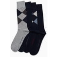 thumbnail image 4 of Calcetines de vestir Tommy Hilfiger, ligeros y cómodos, con cuello redondo, para hombre, 4 of 6