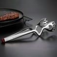 thumbnail image 3 of Ludlz Stainless Steel Cat Claws Food Tongs Barbecue Clamps Basic Kitchen Utensils, 3 of 7