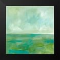 thumbnail image 2 of Barnes, Victoria 20x20 Black Modern Framed Museum Art Print Titled - Sea Foam Horizon II, 2 of 5