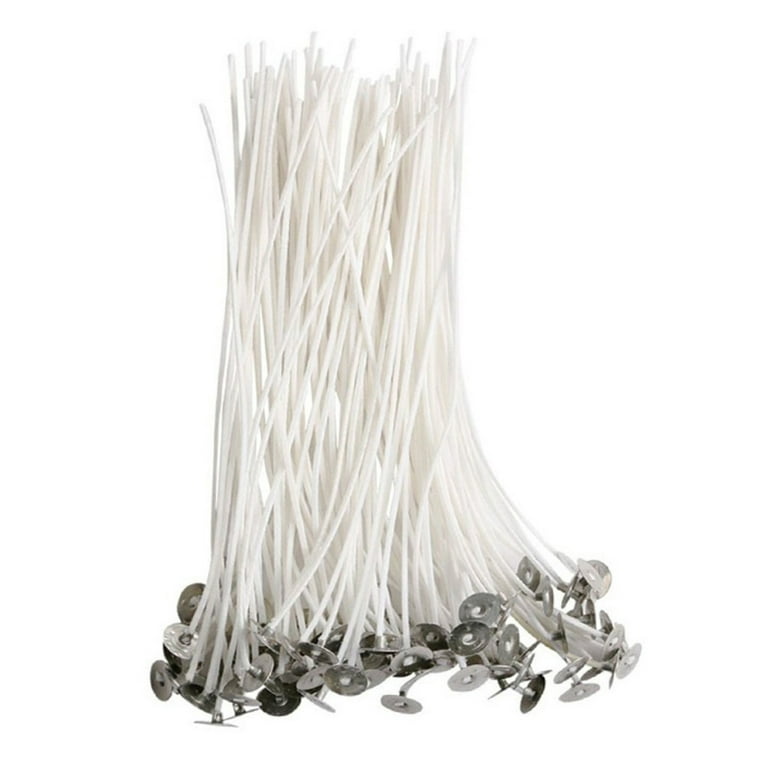 RRD-37 6 Tabbed Candle Wicks (100) 100% cotton for a clean burn, MADE IN  THE USA. 