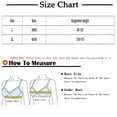 thumbnail image 2 of Women's Tank Top Bras Wireless Push Up Floral Embroidery Front Closure Bra Full Coverage V Neck Comfort Everyday Bralette, Black, L, 2 of 4