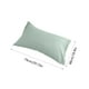 thumbnail image 3 of Xihbxyly Funda de Almohada Japonesa, Tela Suave Lavada, Elegantes Colores Lisos, Transpirable y Cómoda, Opción Multicolor, Decoración de Ropa de Cama para El Hogar, Tamaño 74 X 48 Cm, Incluye Una Pie, 3 of 6
