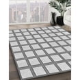 thumbnail image 3 of Ahgly Company Machine Washable Indoor Rectangle Transitional White Smoke Area Rugs, 3' x 5', 3 of 7