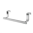 thumbnail image 2 of Stainless Steel Over Door Towel Rack Bar Holders, Duslogis Dish/Towel Bar Holders-in/Out Cabinet Door No Tool for Universal Fit on Cabinet Cupboard Doors, 1 Pack, 2 of 7