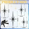 thumbnail image 3 of CoolStuff 4 Pcs Cast Iron Starburst Shaped Wall Decor Metal Mid Century Modern Decor Retro Atomic Stars Wall Art Elegance Accents Vintage Celestial Whimsigoth Hangings for Home Office Room(Gold), 3 of 6