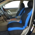 thumbnail image 4 of AUTOPLUS Funda universal para asiento de coche, color azul, con entramado de tela de diamante negro, accesorios para el interior del coche, compatible con la mayoría de los coches, SUV y furgonetas, 4 of 5