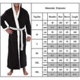 thumbnail image 2 of Men Hooded Bathrobe Soft Gown Robe Ing Gown, 2 of 2