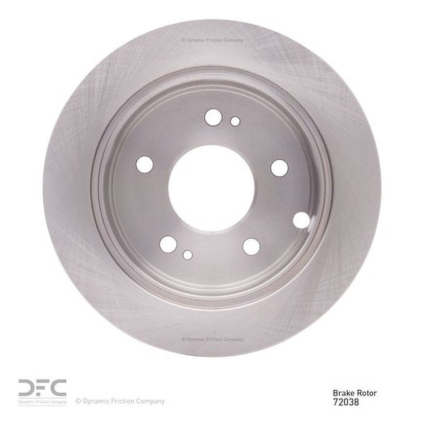 Rear Dynamic Friction Company Disc Brake Rotor 600-72038 (1) For 2004-2012 Mitsubishi Galant, 2006-2012 Mitsubishi Eclipse