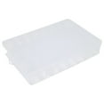 thumbnail image 3 of 24 Grid Clear Organizer Box Adjustable Dividers - Plastic Compartment Storage Container for Washi Tapes, Craft, Beads, Jewelry, Small Parts, 3 of 12
