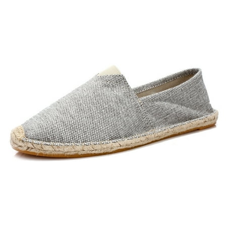 

Mens and Womens Espadrilles Breathable Slip On Flats Shoes