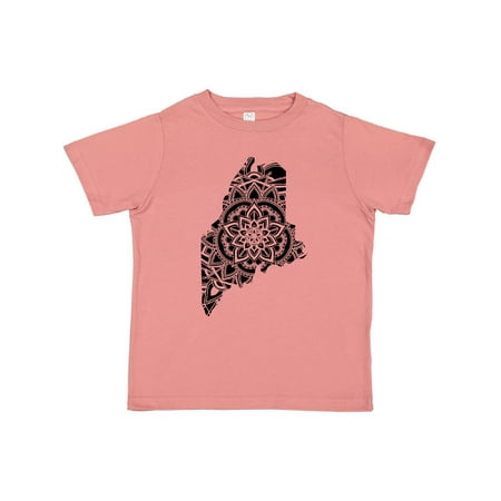 

Inktastic Maine Silhouette Mandala Gift Toddler Boy or Toddler Girl T-Shirt