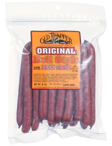 Old Trapper Deli Style Original Beef Stick, 15 oz