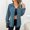 A1 Blue, variant on Corduroy Jacket Women Light Weight Button Down Corduroy Shacket Fall Casual Jackets,Long Sleeve,Collared Corduroy Shirt,Cord Bomber Jacket with Pockets, Work,Vintage,Streetwear Pink