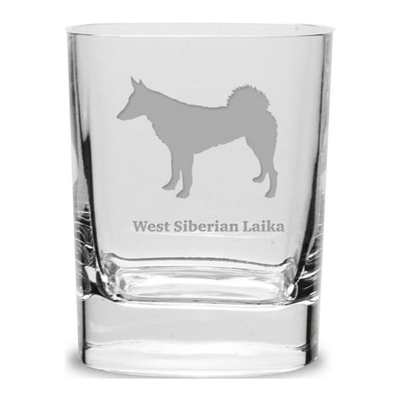 West Siberian Laika Luigi Bormioli 11.75 oz Square Round Double Old Fashion Glass
