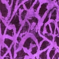 thumbnail image 1 of Ahgly Company Indoor Square Abstract Purple Modern Area Rugs, 5' Square, 1 of 4