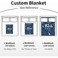 thumbnail image 6 of Yibo 90th Birthday Gifts for Women Blanket Flannel Soft and Comfortable Anti-static Bed Sofa Blanket, 6 of 7