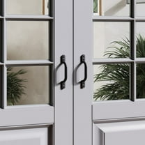 Black Door Pull Wrought Iron Drawer Pull 6" Cabinet Door Pull Renovators Supply