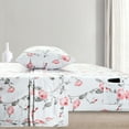 thumbnail image 6 of Sleepdown 100% Cotton Flannel Sheets King Size Bed Sheets Set with Deep Pockets, Brushed Flannel with Elastic Fitted Sheet Set, Soft & Cozy Sheets - 4 Piece Bedding and Pillowcase set - Blush Floral, 6 of 7