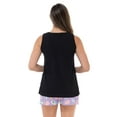 thumbnail image 3 of Just Love 100% Cotton Womens Sleepwear Pajama Set  Breathable, Natural Comfort (Black - Love Sleep Sheep, 1X), 3 of 3