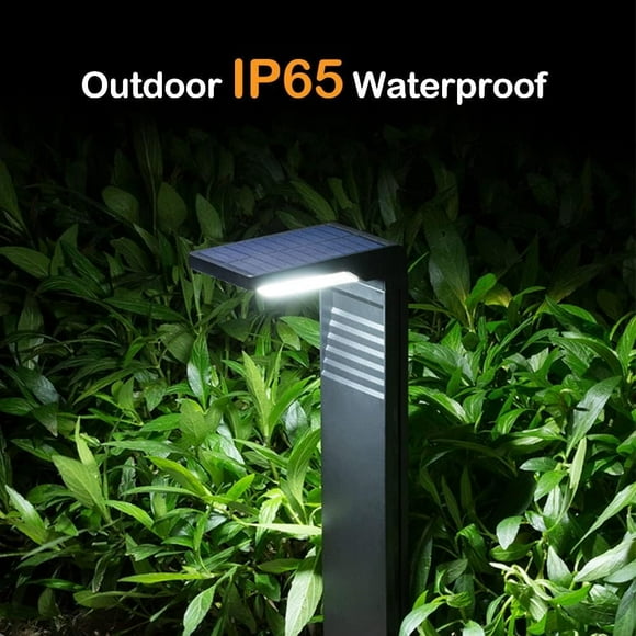 MesaSe Solar Post Lights Post Cap Light Outdoor Luxury Pillar Light LED Aluminum Matte Black Street Lawn Lighting For Lawn Patio Courtyard And Driveway Decoration White Light 2 PACK