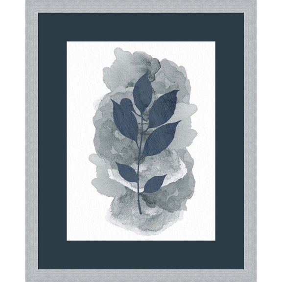 Great Art Now Leaf Silhouette 2 by Kimberly Allen, Framed Wall Art, 18.25W x 22.25H