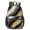 Black and Gold Marble Pattern-1, variant on Black and Gold Marble Pattern 17" Waterproof Oxford School Backpacks for Teens, S-Shape Padded Straps, for School, Travel, Hiking, Camping