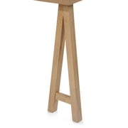 Christopher Knight Home 7-Piece Dining Set, Solid Wood Table with 6 Upholstered Dining Chairs, Wheat+Oak