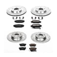 thumbnail image 3 of PowerStop Front and Rear Z23 Evolution Sport Carbon-Fiber Ceramic Brake Pad and Drilled & Slotted Rotor Kit Fits: HONDA Select Models K2277, 3 of 10
