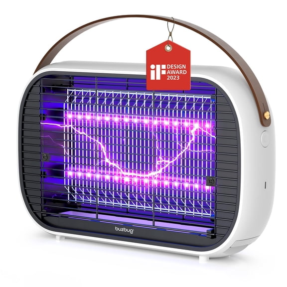 Rechargeable 5200mAh LED Bug Zapper Indoor Outdoor Dual Band Attraction 50...