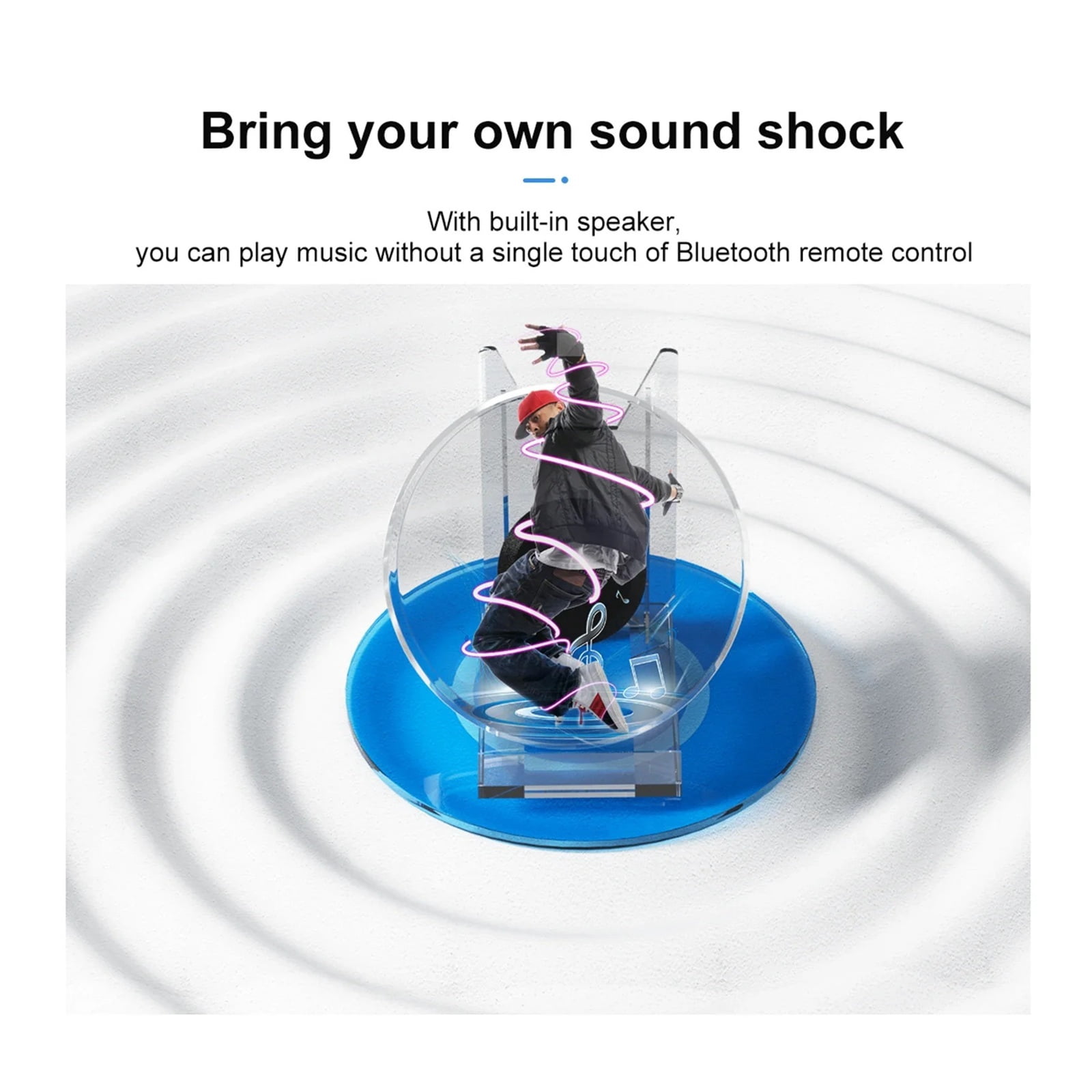 Mini 3D Holographic Projector Fan Desktop LED Advertising Machine Hologram Picture Video Display