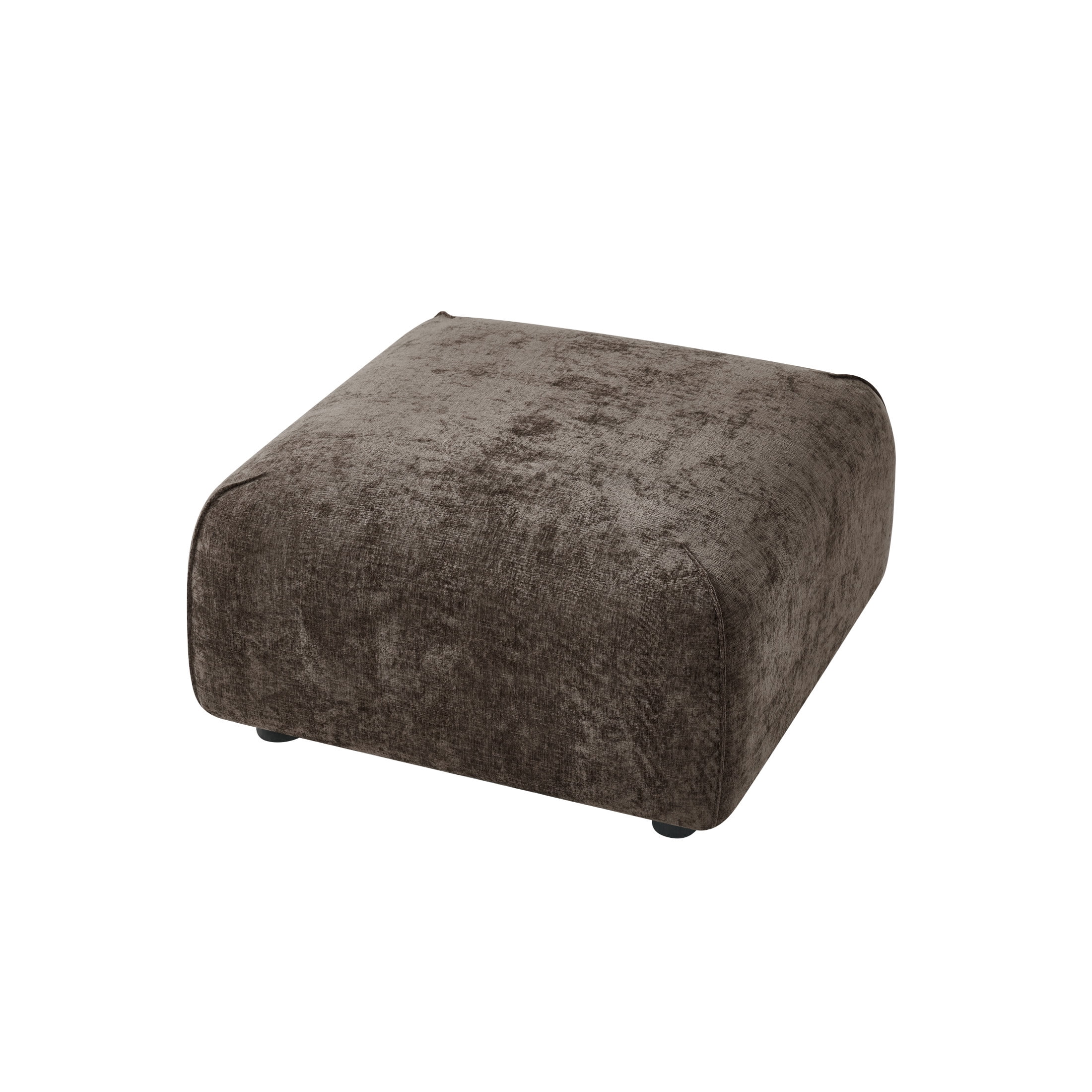 Christopher Knight Home 29.75" Modern Square Ottoman, Accent Extra Seating Footrest, Brown