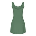 thumbnail image 5 of TMOYZQ Athletic Dress for Women, Sleeveless Tennis Dress with Built in Shorts Workout Running Golf Dress Summer Casual A-Line Flowy Mini Dress with Pockets, 5 of 5